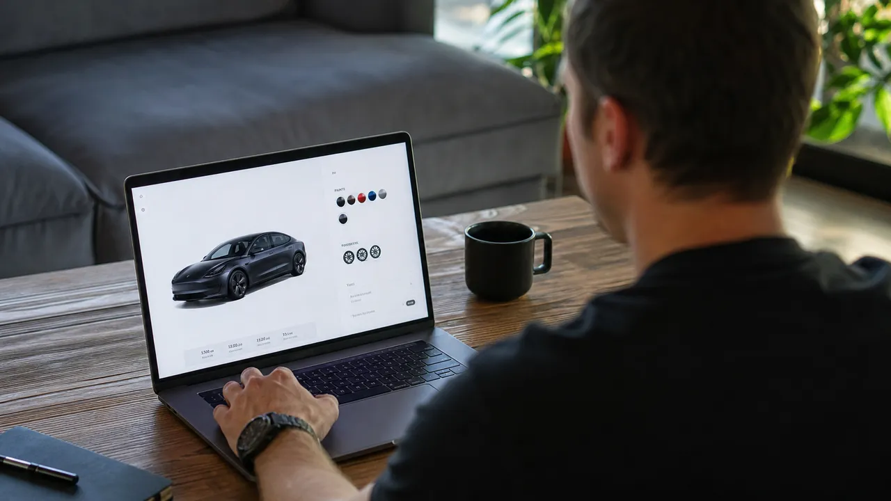 Comment acheter une Tesla sur le site officiel