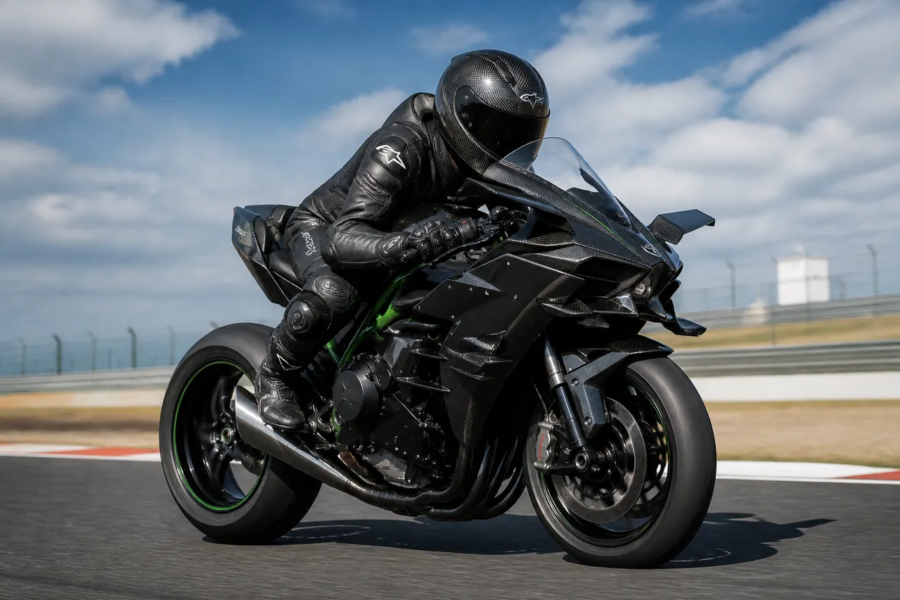 Kawasaki Ninja H2R aperçue dans Top Gun 2