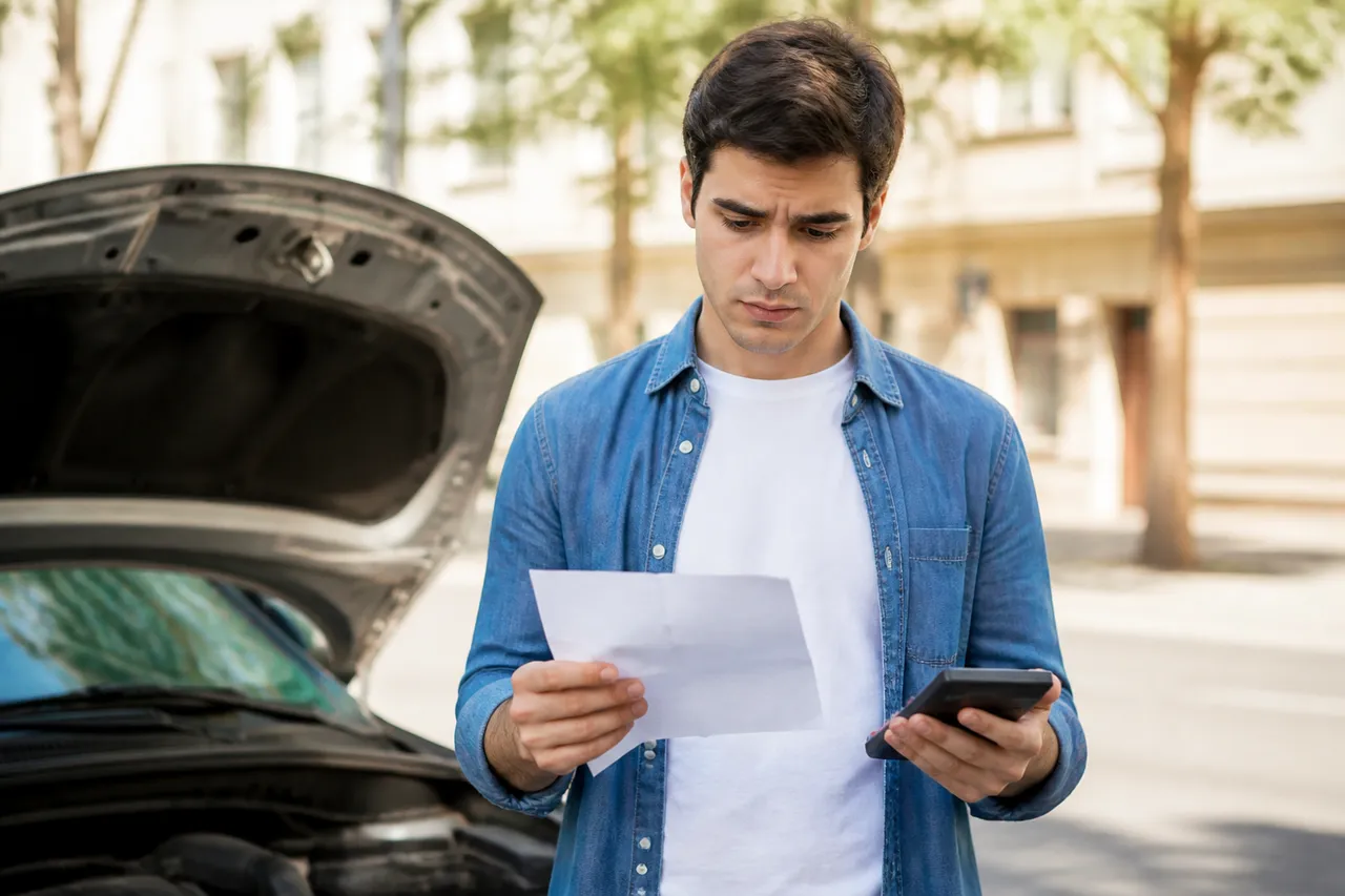 Surprime d'assurance jeune conducteur sur une facture auto